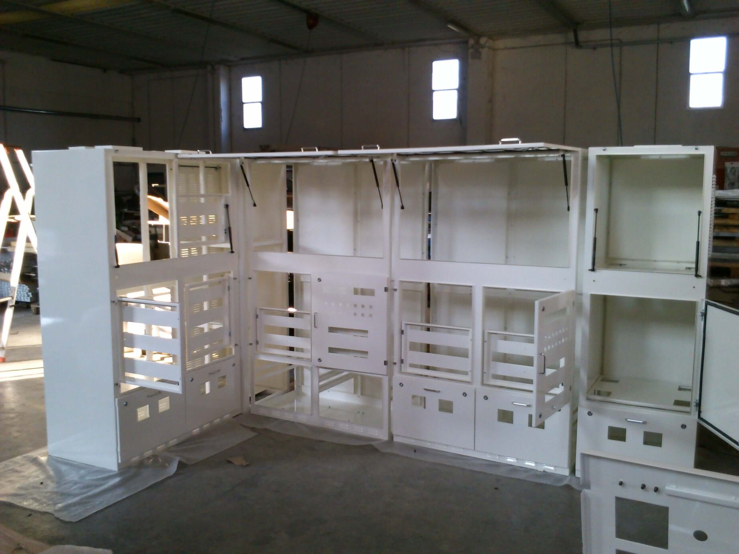 Quadro elettrico in carpenteria metallica